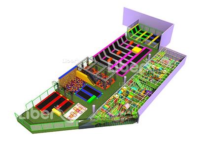 China Hot Sale Indoor Soft Play And Trampoline Park Factory